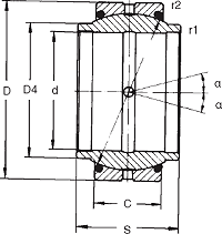 Gelenklager GE...HO-2RS